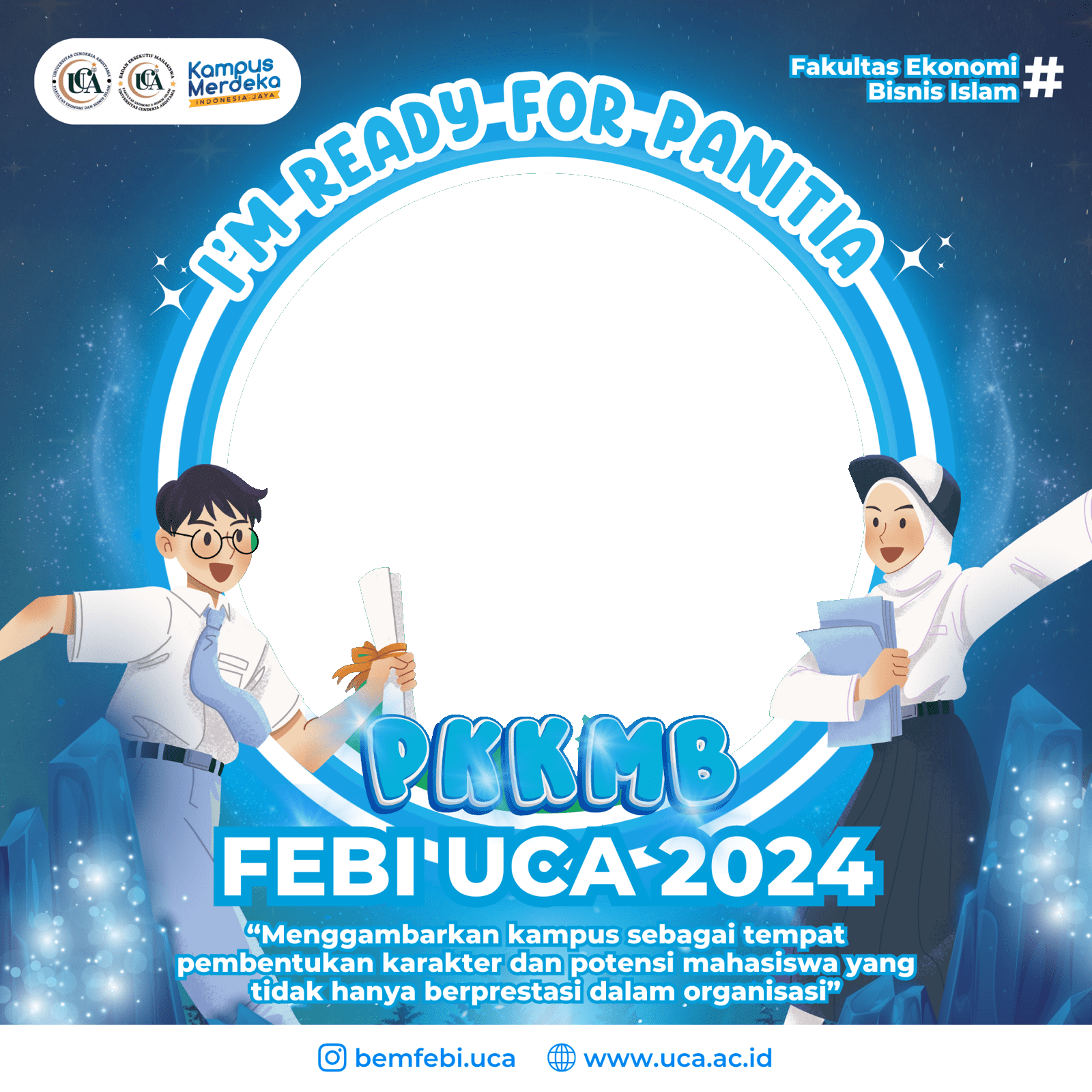 Frame Panitia PKKMB FEBI UCA 2024
