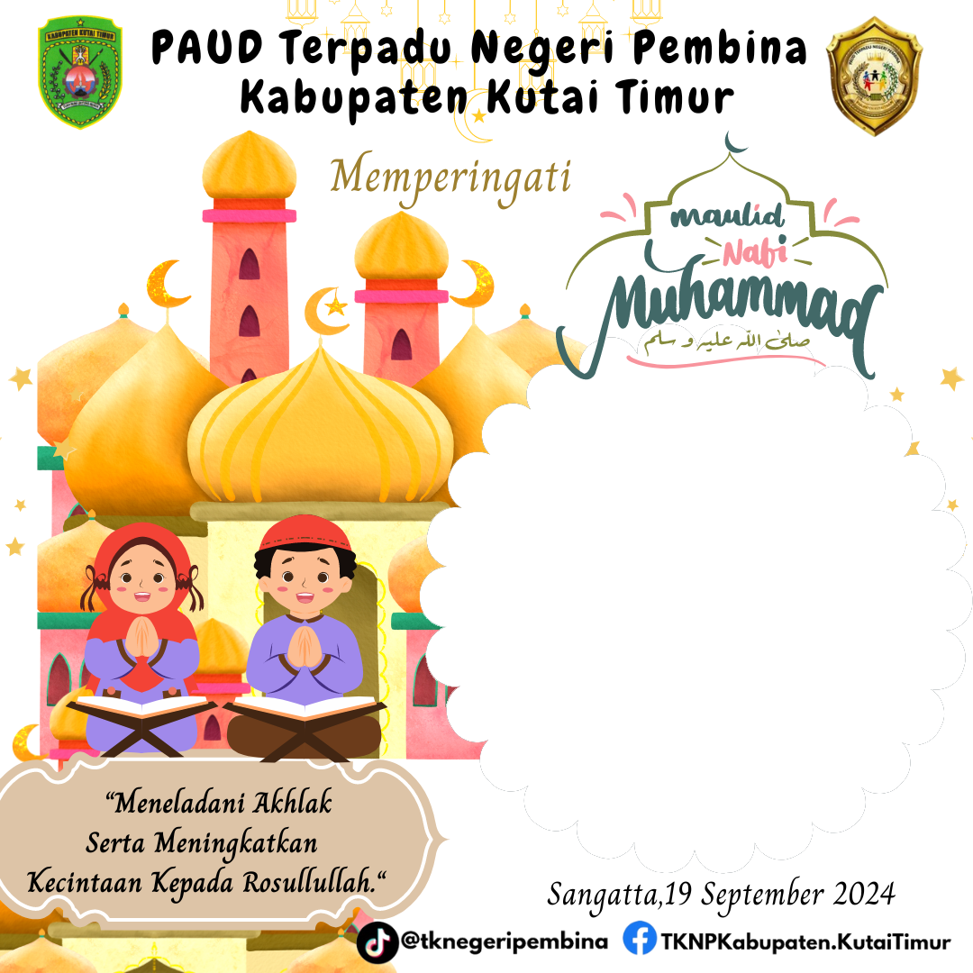 Memperingati Maulid Nabi Muhammad SAW - TK Negeri Pembina dan KB Intan Permata Kabupaten Kutai Timur