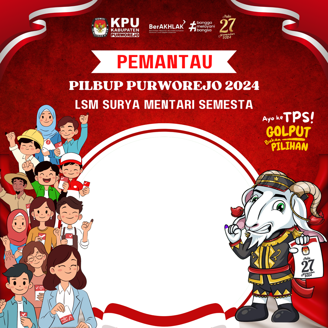 Pemantau PILBUP Purworejo Tahun 2024 - LSM Surya Mentari Semesta