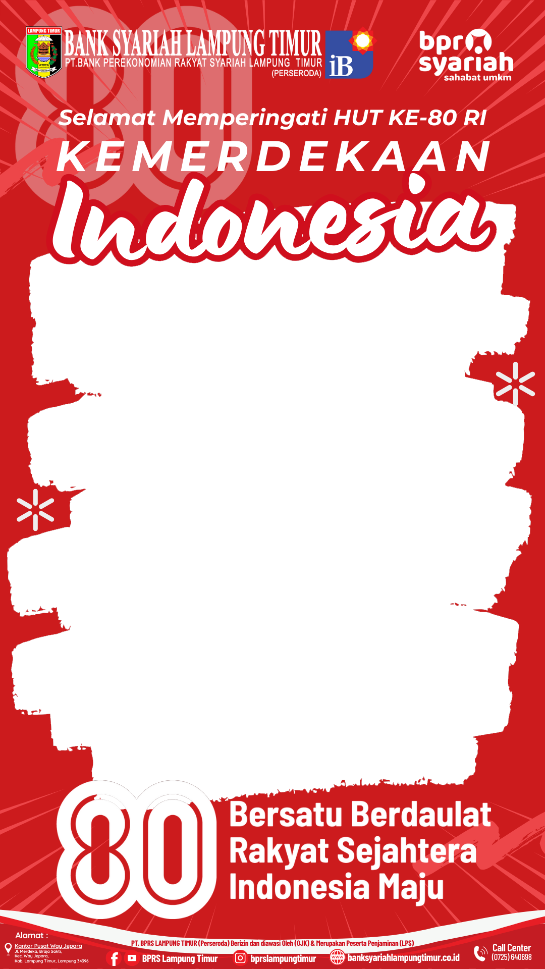 HUT KE-80 RI BPRS LAMPUNG TIMUR