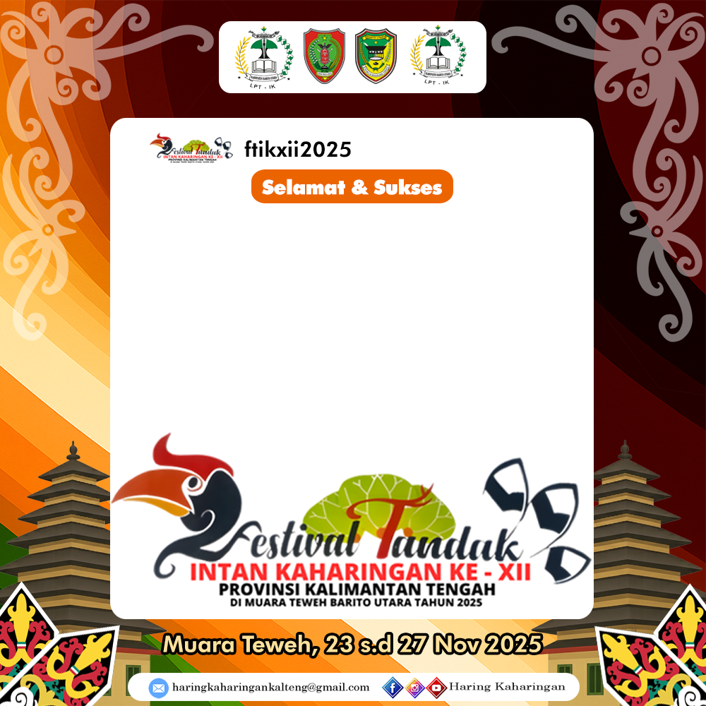 Selamat & Sukses FTIK XII Tingkat Provinsi Kalteng Tahun 2025