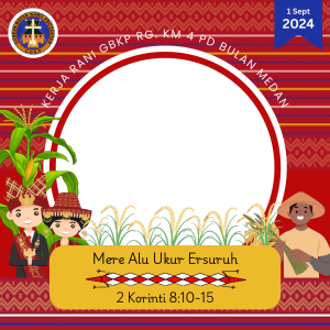 Frame of Kerja Rani GBKP RG. KM 4 PD Bulan Medan