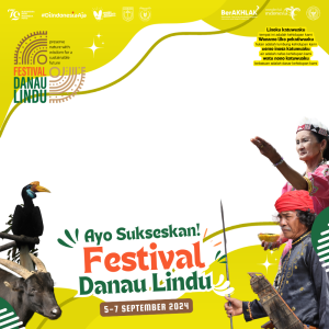 Frame of Ayo Sukseskan Festival Danau Lindu Tahun 2024