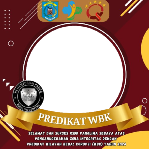 Frame of RSUD Panglima Sebaya Predikat WBK