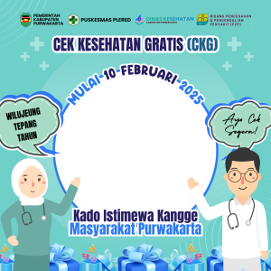 Frame of Cek Kesehatan Gratis (CKG) Puskesmas Plered