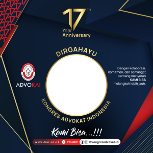 Frame of 17  Years Anniversary Kongres Advokat Indonesia