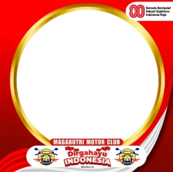 Frame of Magabutri Motor Club HUT RI KE 80