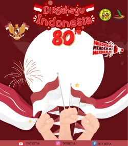 Frame of DIRGAHAYU REPUBLIK INDONESIA KE 80