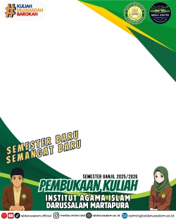 Frame of Kuliah Perdana Semester Ganjil 2025/2026 Institut Agama Islam Darussalam Martapura