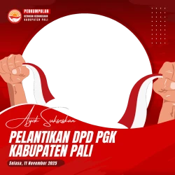 Frame of PELANTIKAN DPD PGK KABUPATEN PALI