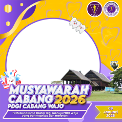 Frame of Musyawarah PDGI CABANG WAJO 2026