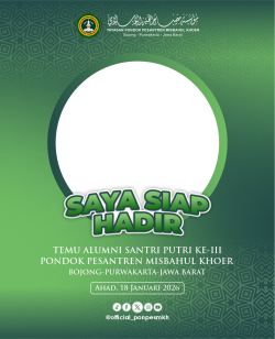 Frame of Frame Temu Alumni Putri MKH 2026