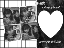 Frame of Black frame of Jeje's bday!