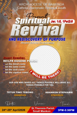 Frame of Join Me at the Spiritual Revival – Bamenda 2026 🔥