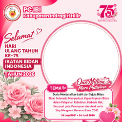 Frame of Selamat Hari Ulang Tahun IBI Tahun 2026
